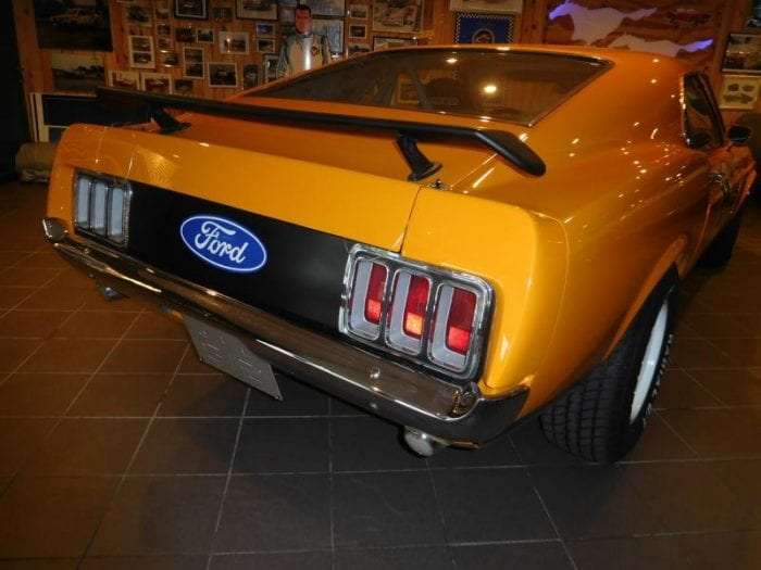 Grabber orange racer Ford Mustang 1970 fastback "trans am" #713