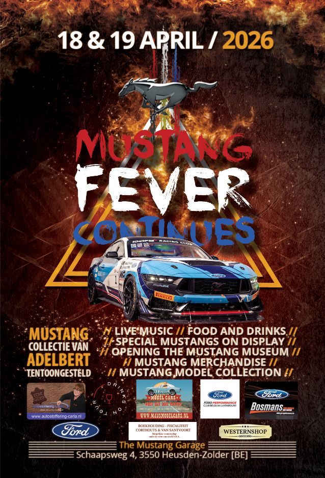 flyer mustang fever 2026 voorkant